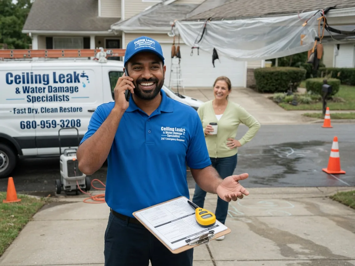Ceiling Leak Cleanup Nekoma, ND FAQs